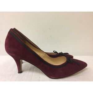 Kate Spade Burgundy  Suede  Pumps/heel shoes size  8.5 M
